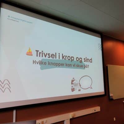 Trivsel i krop og sind - hvilke knapper kan vi skrue på?